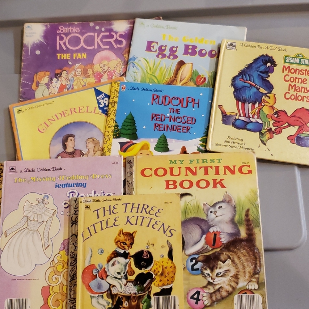 Little Golden Books 8 book set